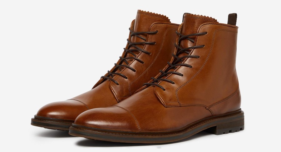 Oliver Sweeney Chaves Dark Tan Boots