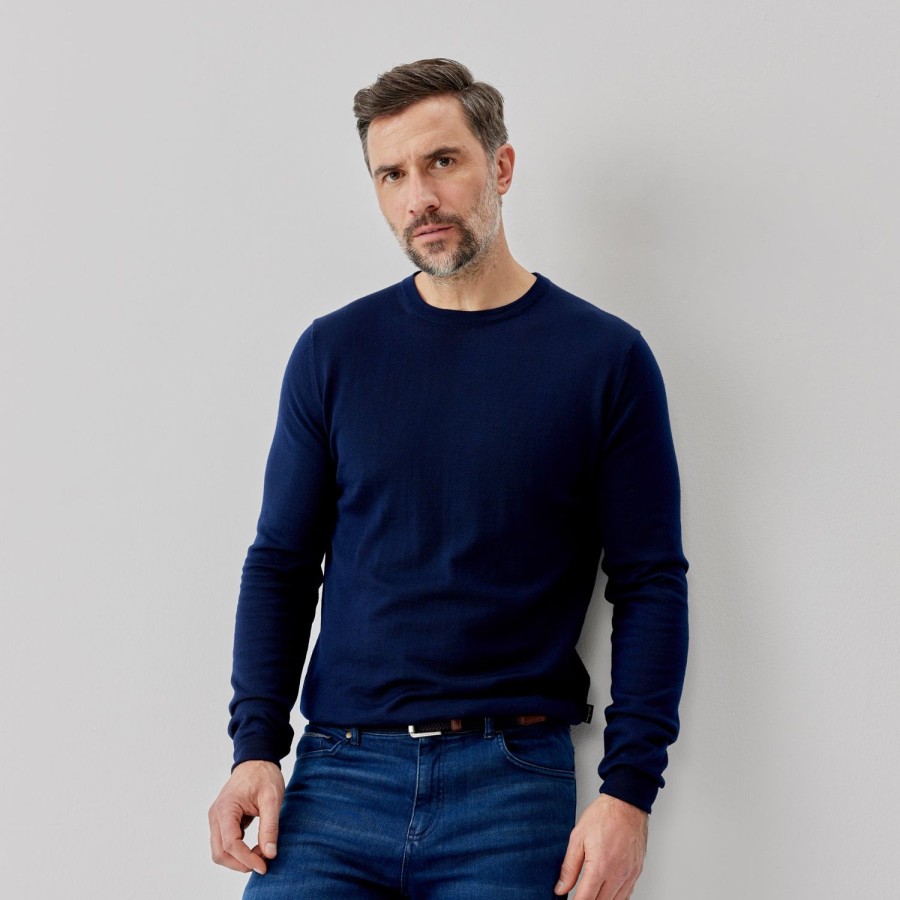 Oliver Sweeney Camber Navy Knitwear