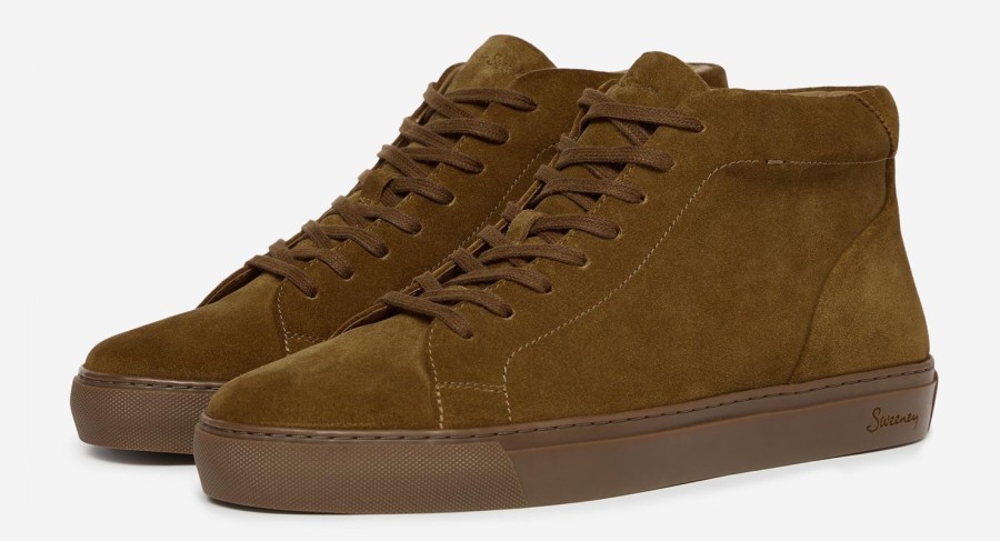 Oliver Sweeney Laxey Tan Suede Trainers