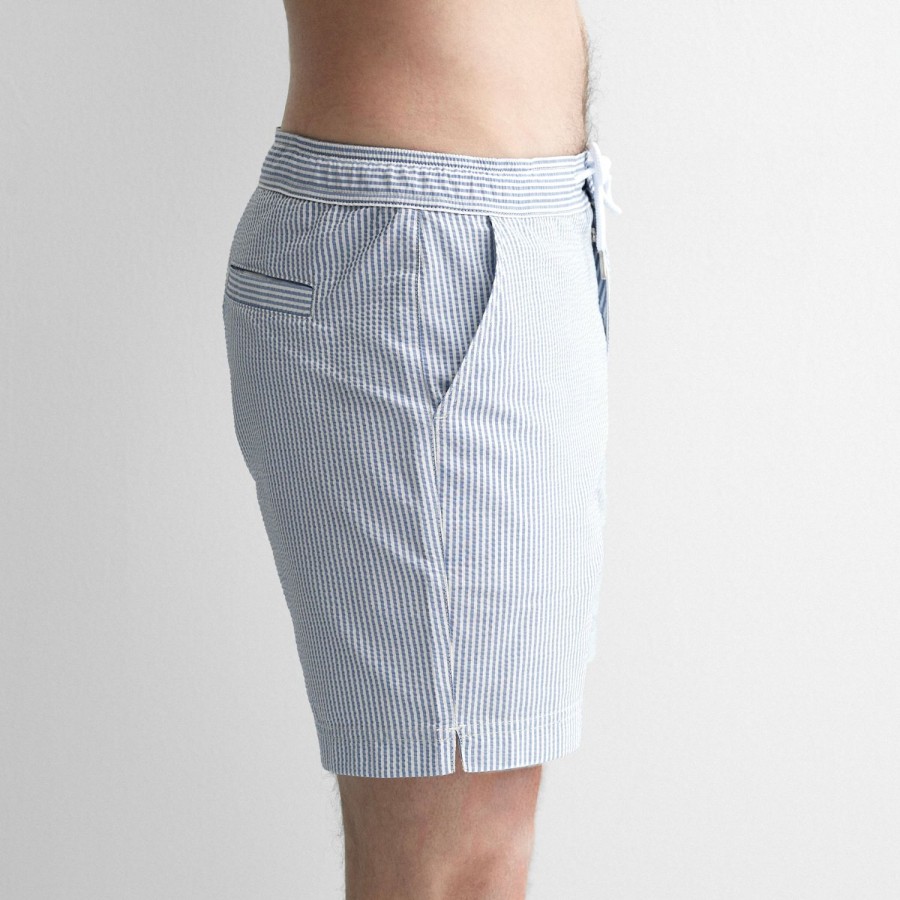 Oliver Sweeney Monforte Blue Stripe Shorts