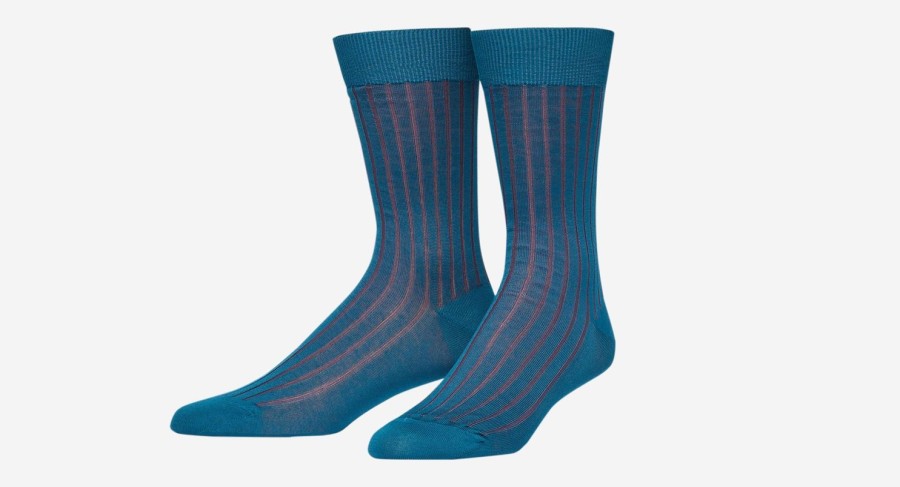 Oliver Sweeney Cremona Teal Socks