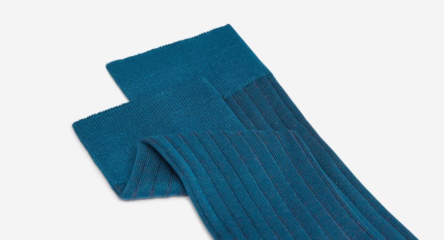 Oliver Sweeney Cremona Teal Socks