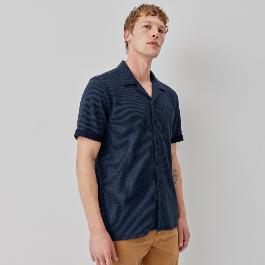 Oliver Sweeney Ravenshead Dark Blue Shirts