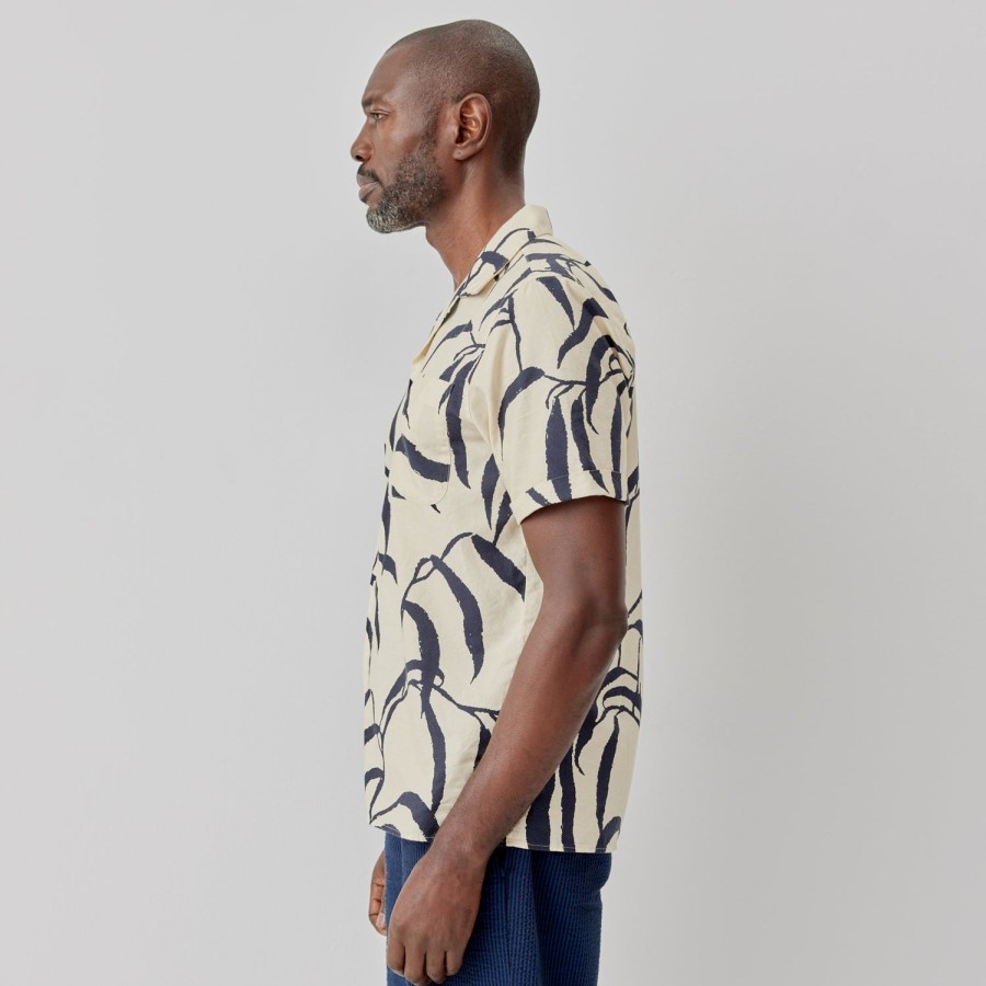 Oliver Sweeney Ravenshead Ecru Print Shirts