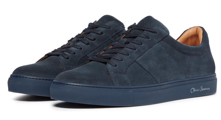 Oliver Sweeney Quintos Navy Suede Summer Shoes