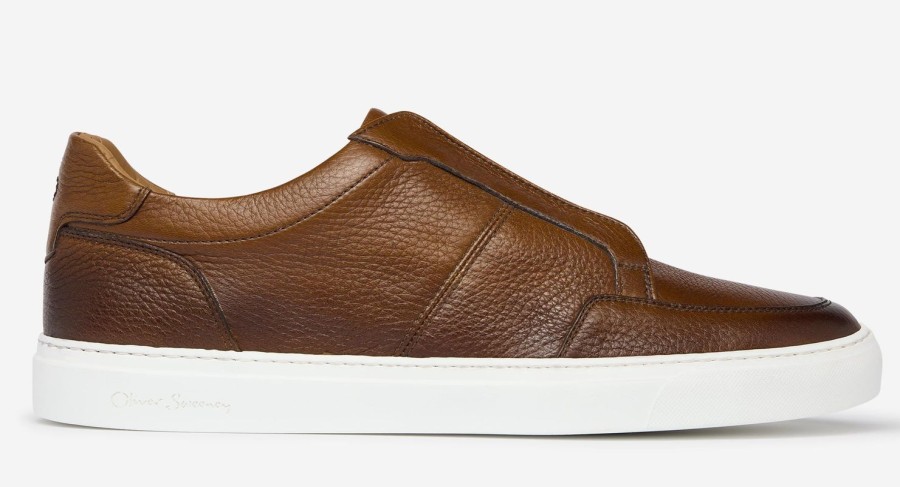 Oliver Sweeney Rende Dark Tan Trainers