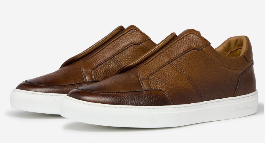 Oliver Sweeney Rende Dark Tan Trainers