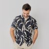 Oliver Sweeney Ravenshead Navy Print Shirts