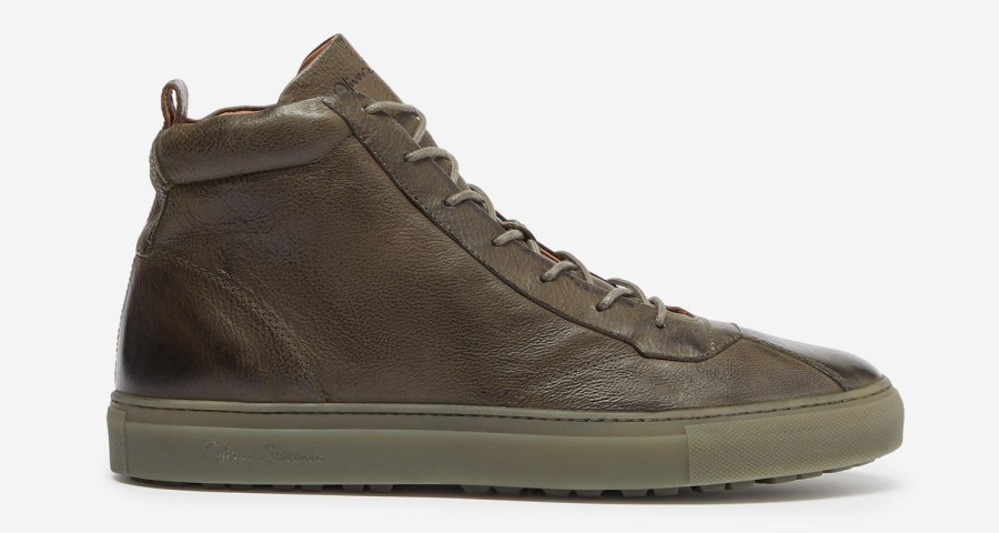 Oliver Sweeney Defeza Khaki Trainers