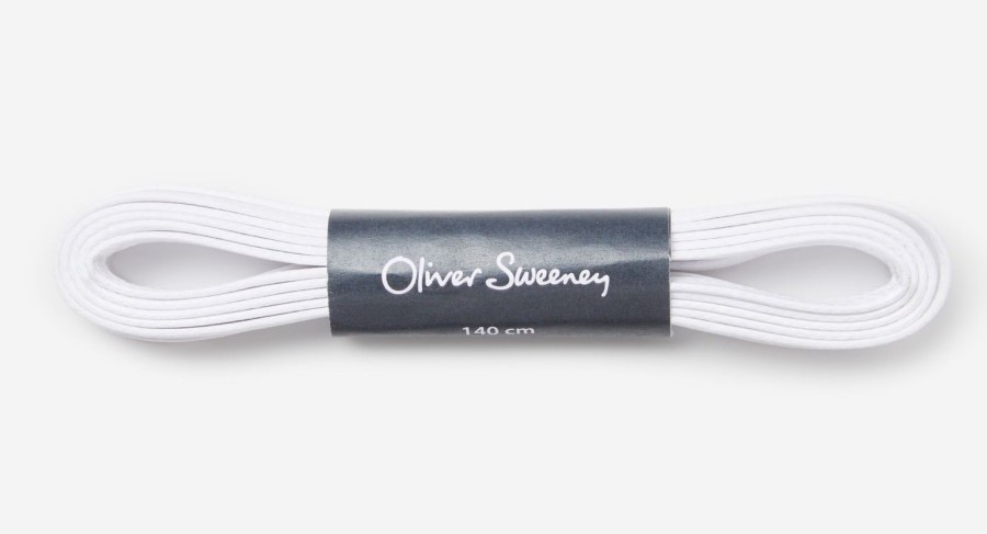 Oliver Sweeney Extra Long Flat White Laces Care & Repair