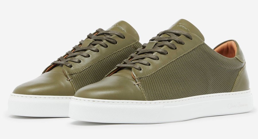 Oliver Sweeney Almada Khaki Trainers