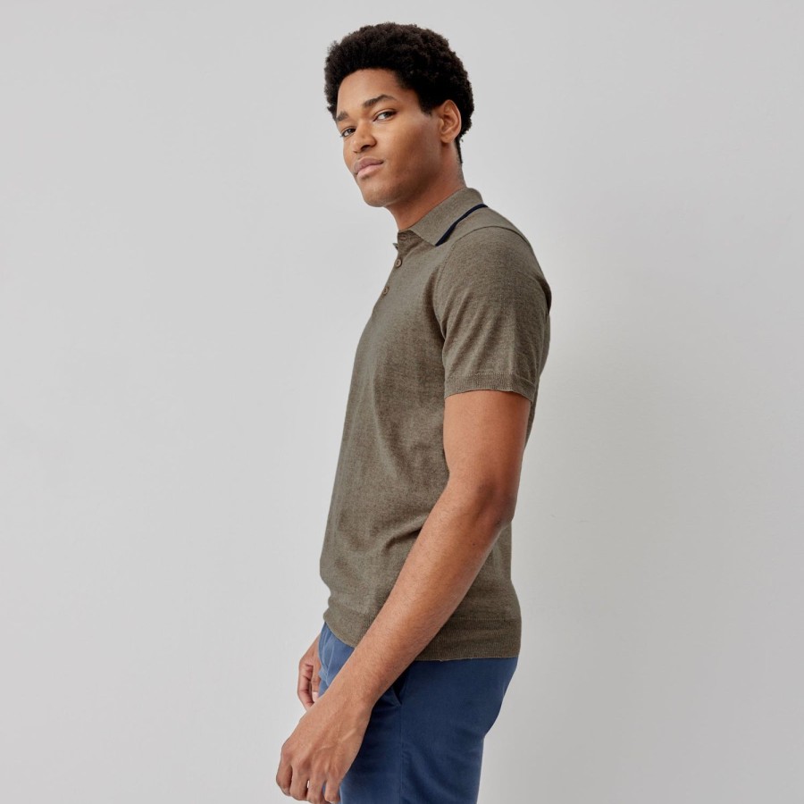 Oliver Sweeney Covehithe Oat T Shirts & Polos