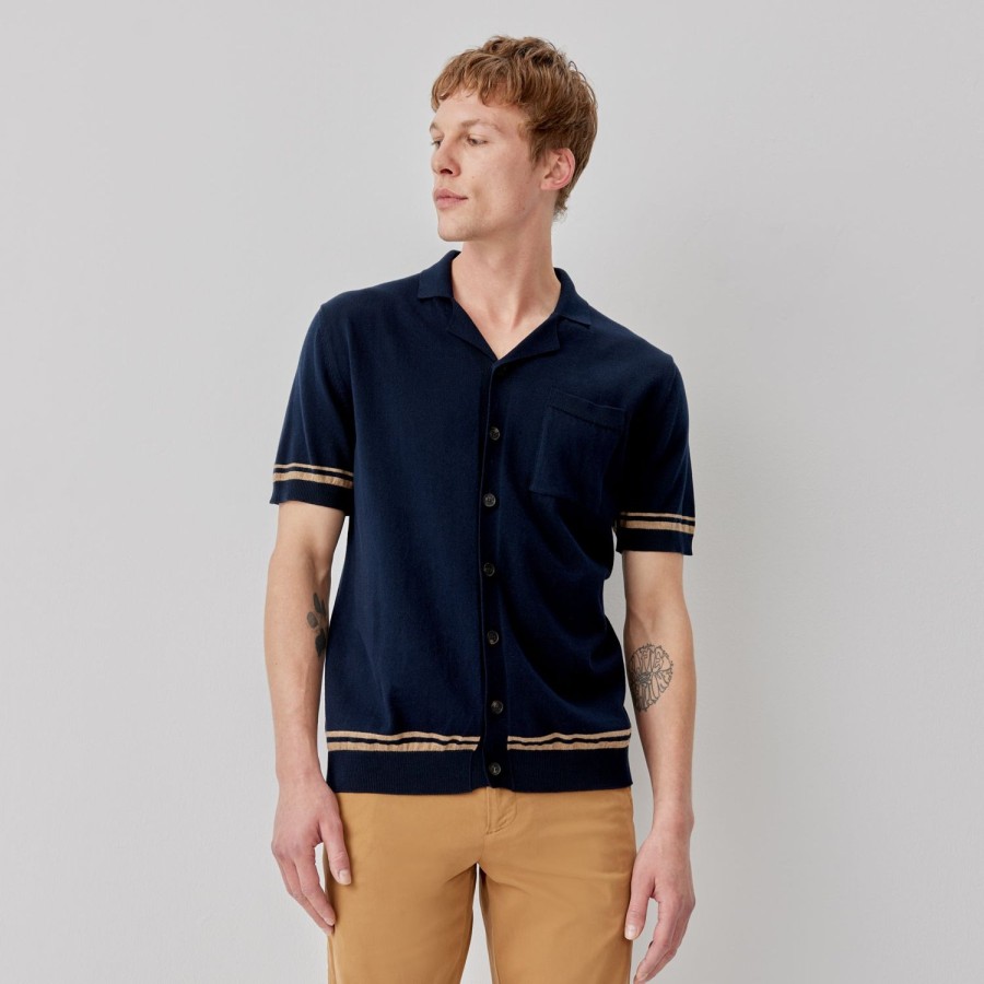 Oliver Sweeney Penley Navy Shirts