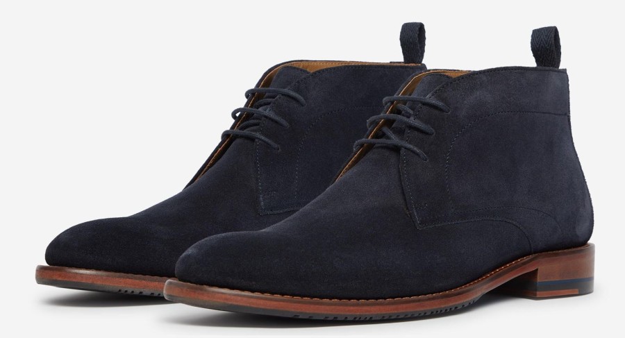 Oliver Sweeney Farleton Navy Boots