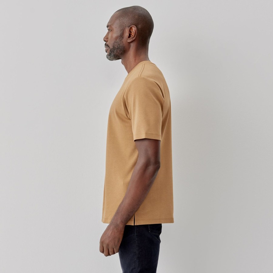 Oliver Sweeney Palmela Camel T Shirts & Polos