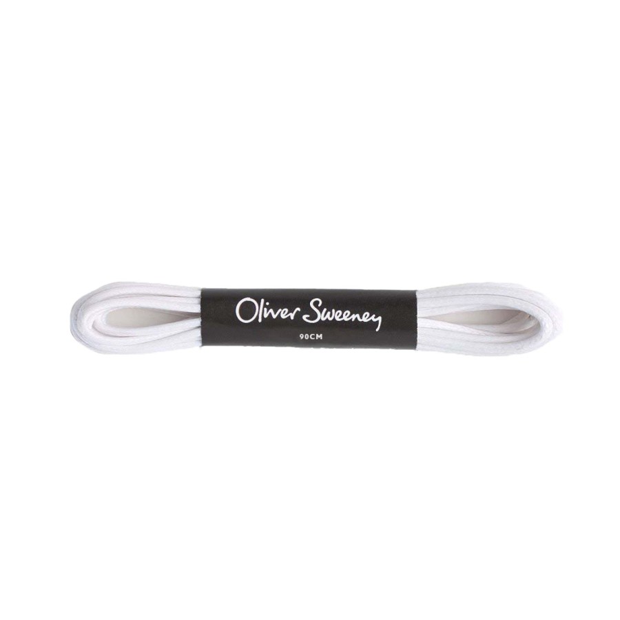 Oliver Sweeney Medium Round White Laces Care & Repair